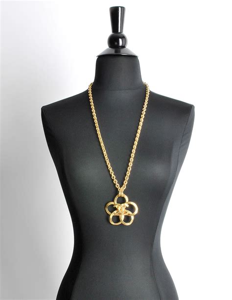 camelia chanel necklace|chanel camellia flower necklace.